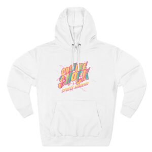 Retro Sunrise "Chill Vibe Shock" Hoodie